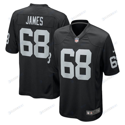 Andre James 68 Las Vegas Raiders Men Game Jersey - Black