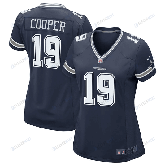 Amari Cooper 19 Dallas Cowboys Women's Game Team Jersey - Navy