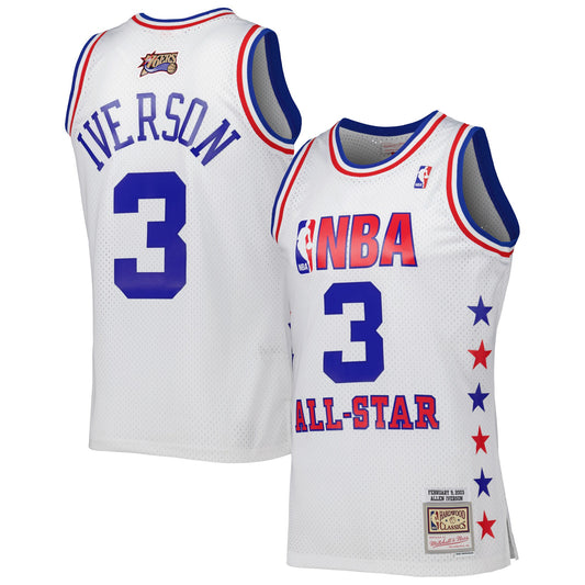 Allen Iverson Eastern Conference Mitchell & Ness 2003 All Star Game Swingman Jersey - White