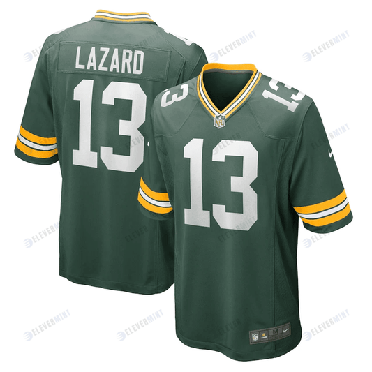 Allen Lazard 13 Green Bay Packers Game Team Jersey - Green