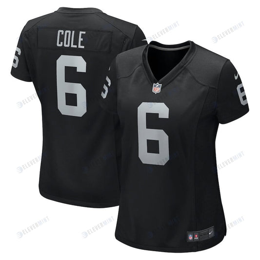 AJ Cole 6 Las Vegas Raiders Women Game Jersey - Black