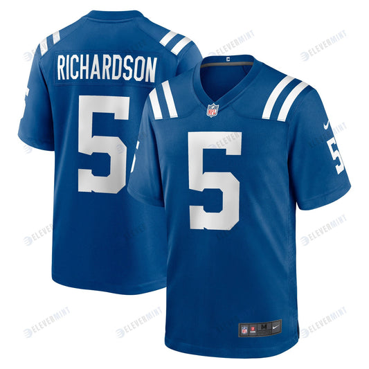 Anthony Richardson 5 Indianapolis Colts 2023 NFL Draft Game Jersey - Royal