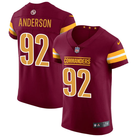 Abdullah Anderson Washington Commanders Nike Vapor Untouchable Elite Jersey - Burgundy