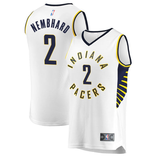 Andrew Nembhard Indiana Pacers Fanatics Branded Fast Break Replica Jersey - Association Edition - White