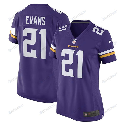 Akayleb Evans Minnesota Vikings Women's Game Player Jersey - Purple