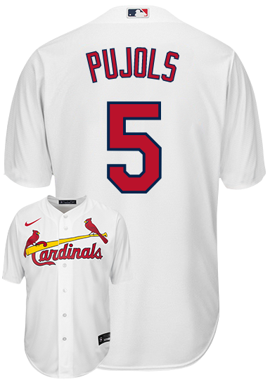 Albert Pujols Jersey - St Louis Cardinals Replica Adult Home Jersey