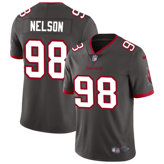 Anthony Nelson Tampa Bay Buccaneers Nike Vapor Untouchable Elite Alternate Jersey - Pewter