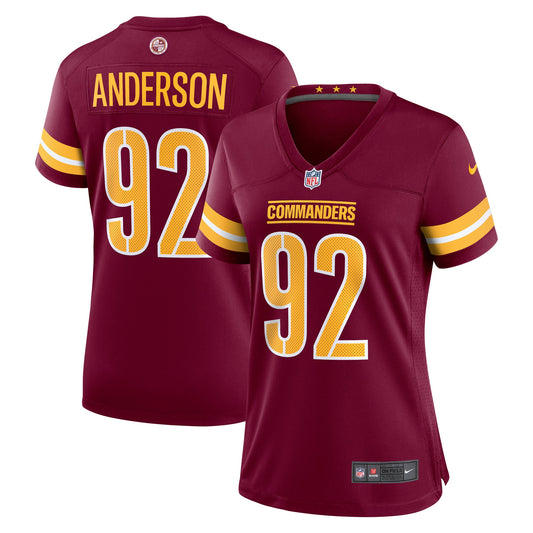 Abdullah Anderson Washington Commanders Nike Women's Game Player Jersey - Burgundy