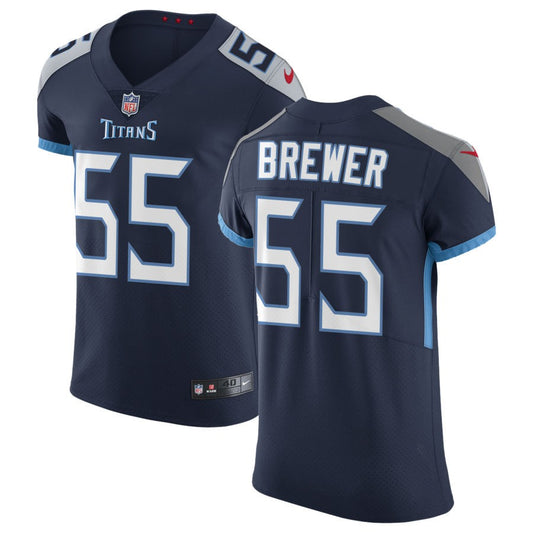 Aaron Brewer Tennessee Titans Nike Vapor Untouchable Elite Jersey - Navy